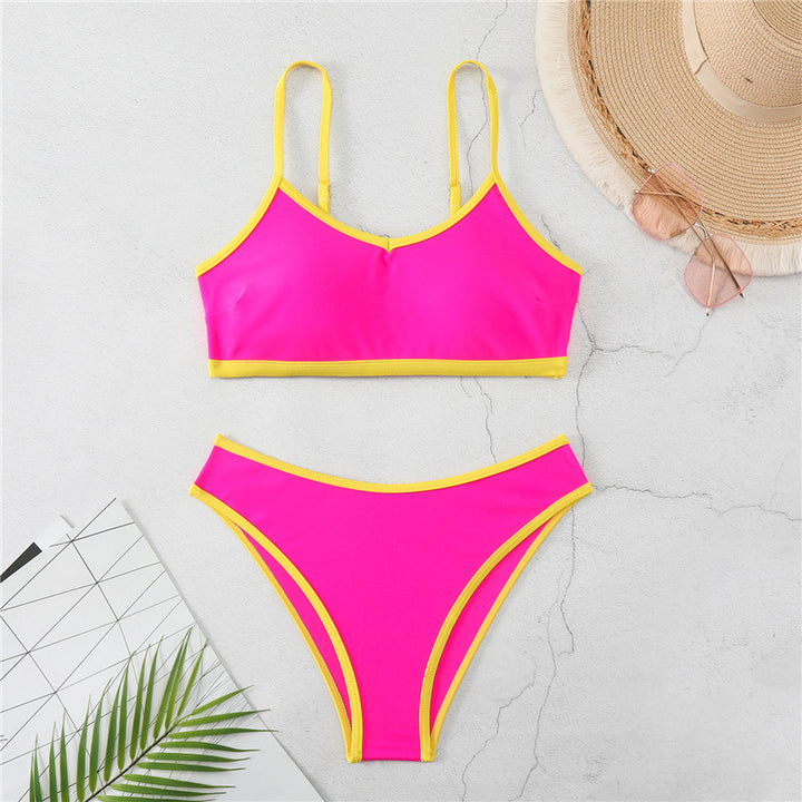 Dame Sporty høj talje bikini sæt Stilla