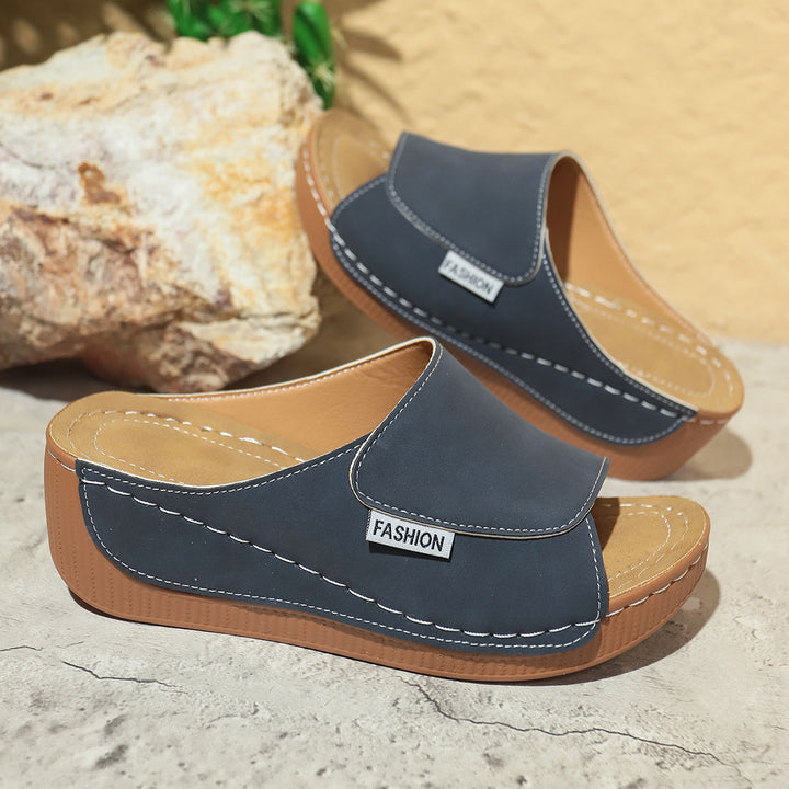 Dame Bequem Clogs med Plateau og moderigtigt Design Stilla