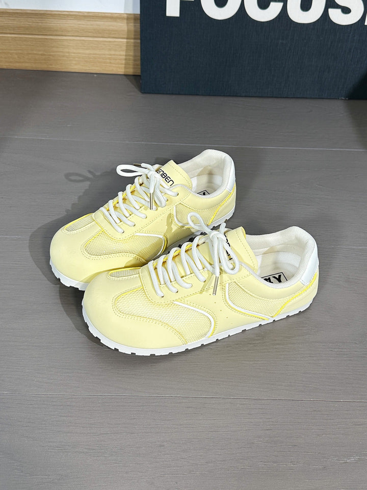 Dame Sporty Sneakers med åndbart mesh-overflade og stødabsorberende sål Stilla