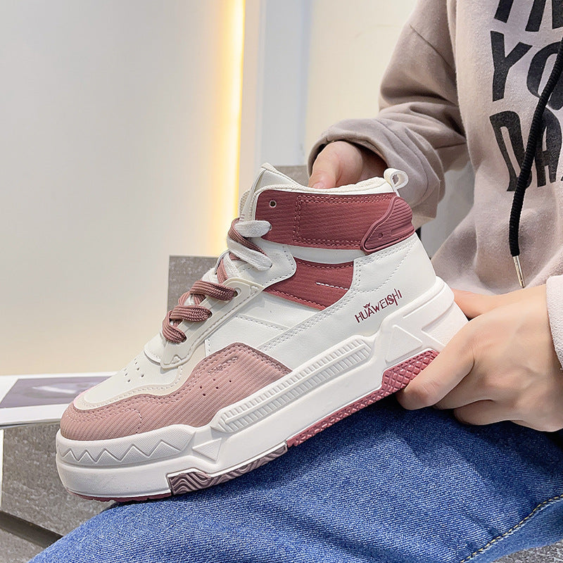 Damer Kvalitets Sneakers i sporty High-Top stil med åndbar overfladestruktur Stilla