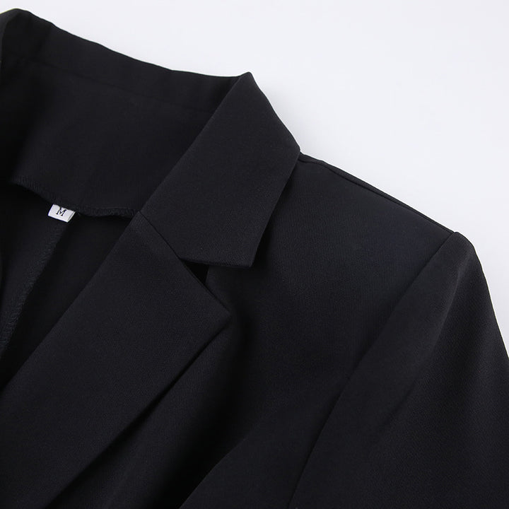 Dame elegant blazer-kjole med struktureret silhuet og figursyet snit Stilla