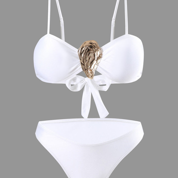 Dame bikini sæt med elegant omslagsskjørt Skovae
