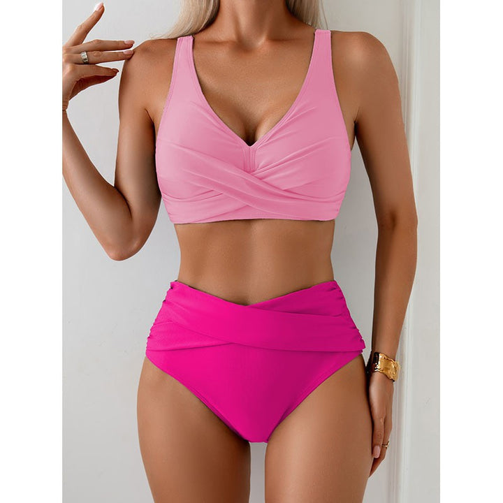 Dame Højskåret Bikini Skovae