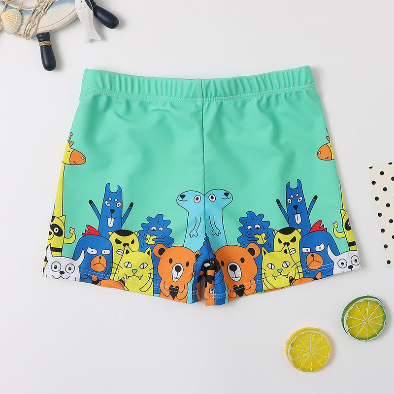 Drengernes bad shorts med maritimt motiv Skovae
