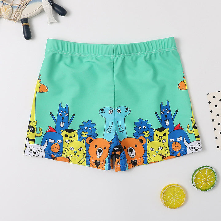 Drengernes bad shorts med maritimt motiv Skovae