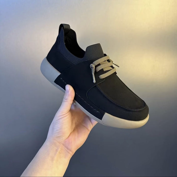 Herrer Lifestyle Sneaker med elastisk overdel og skridsikker sål Stilla