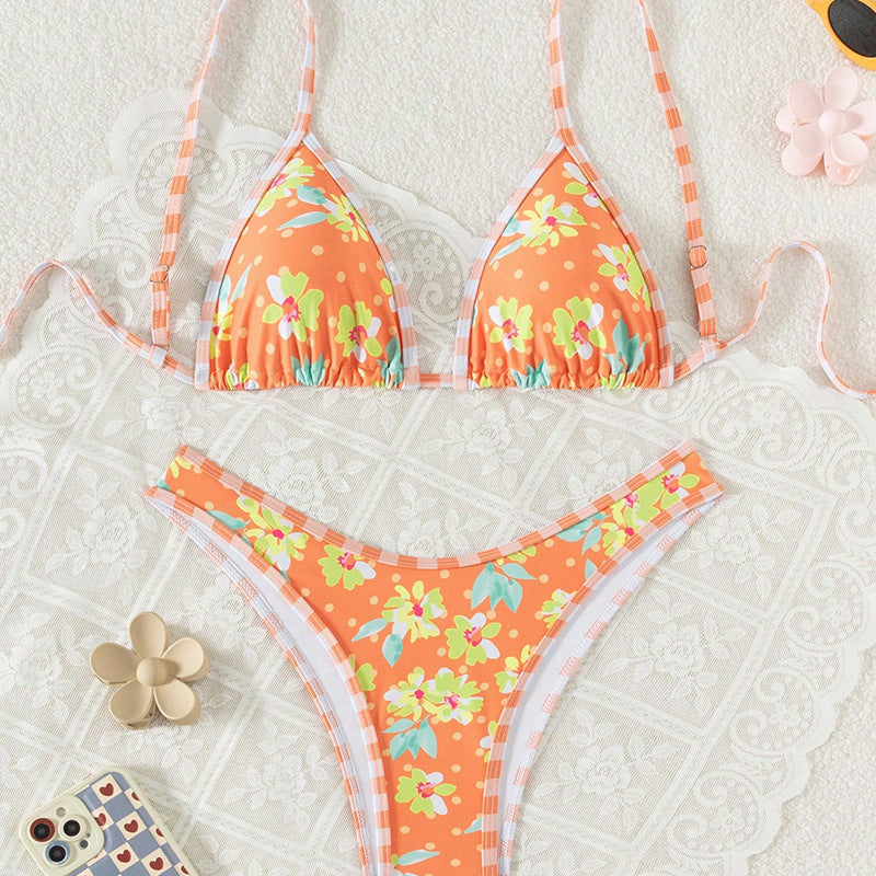Dame blomsterprint bikini-sæt Stilla