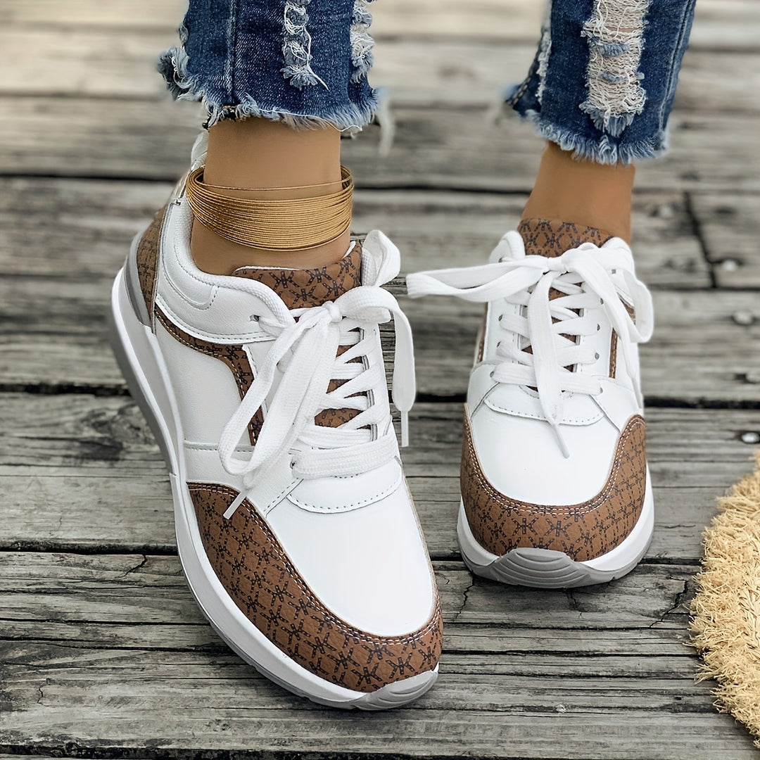 Dame mode Sneakers med luksuriøst print og skridsikker sål Stilla