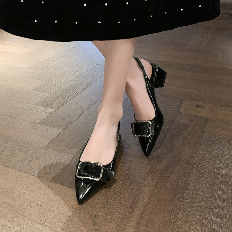 Stylish Slingback-pumps til damer med spænde-detalje Stilla