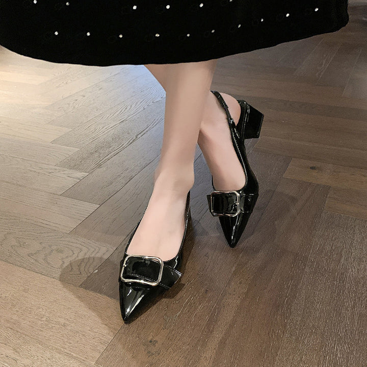 Stylish Slingback-pumps til damer med spænde-detalje Stilla