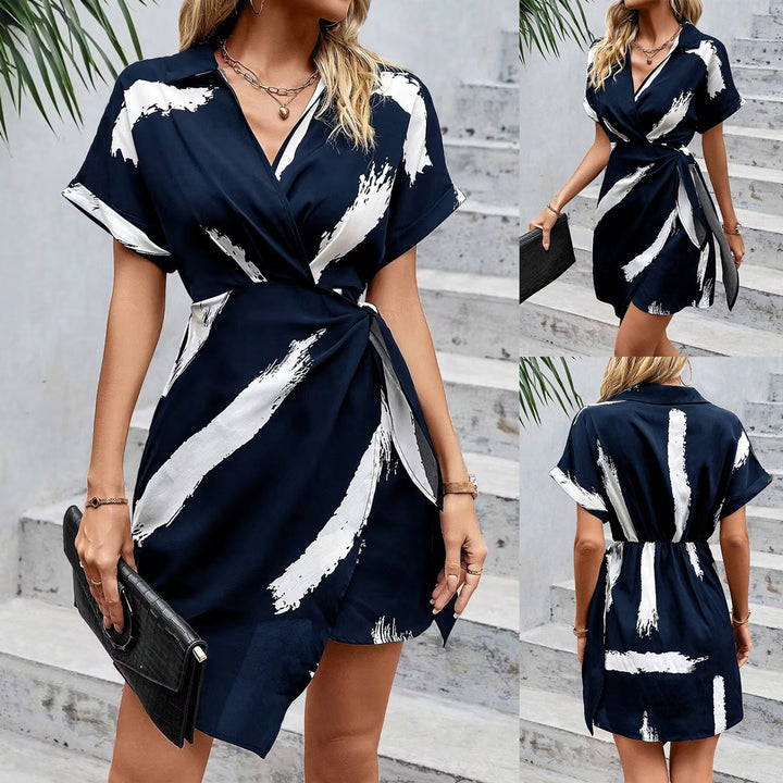 Dame Chic Wrap Kjole Stilla