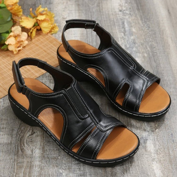 Dame komfortable sandaler med fashionabelt design og ergonomisk fodseng Stilla