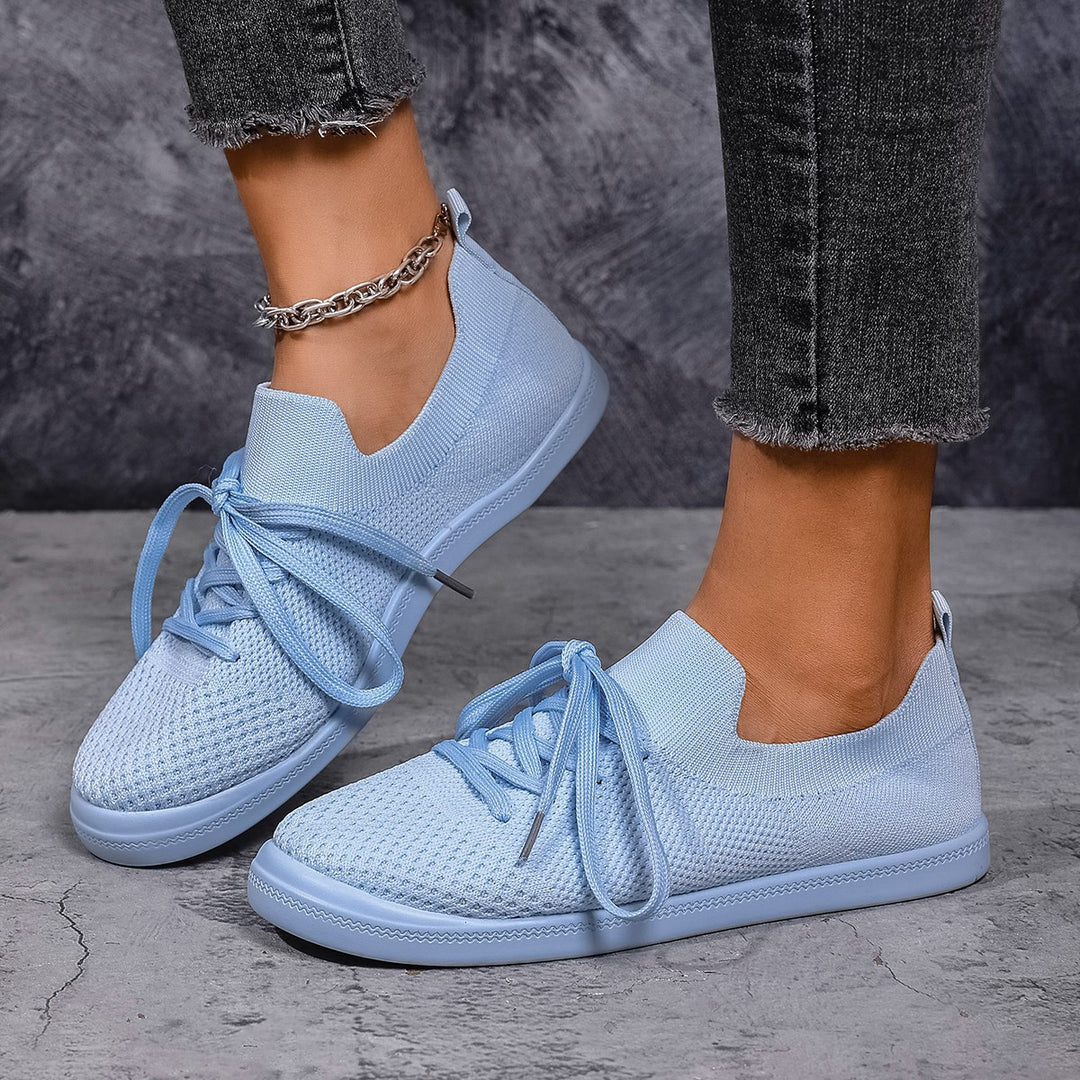 Dame Åndbare Fritids-Sneakers med elastisk Overmateriale Stilla
