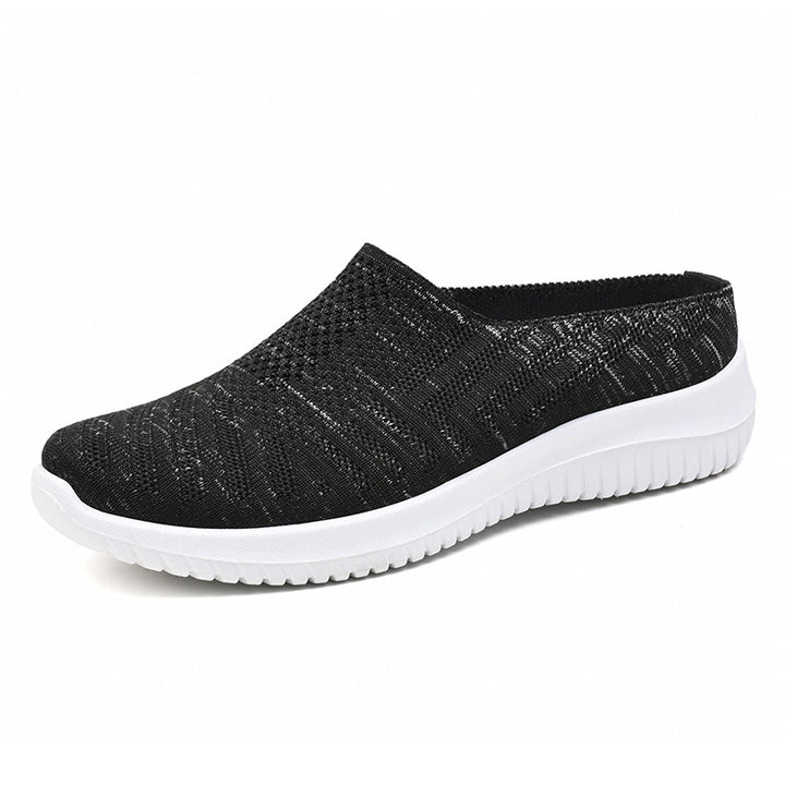 Dame fritidssko med elastisk slip-on design og stødabsorberende sål Stilla