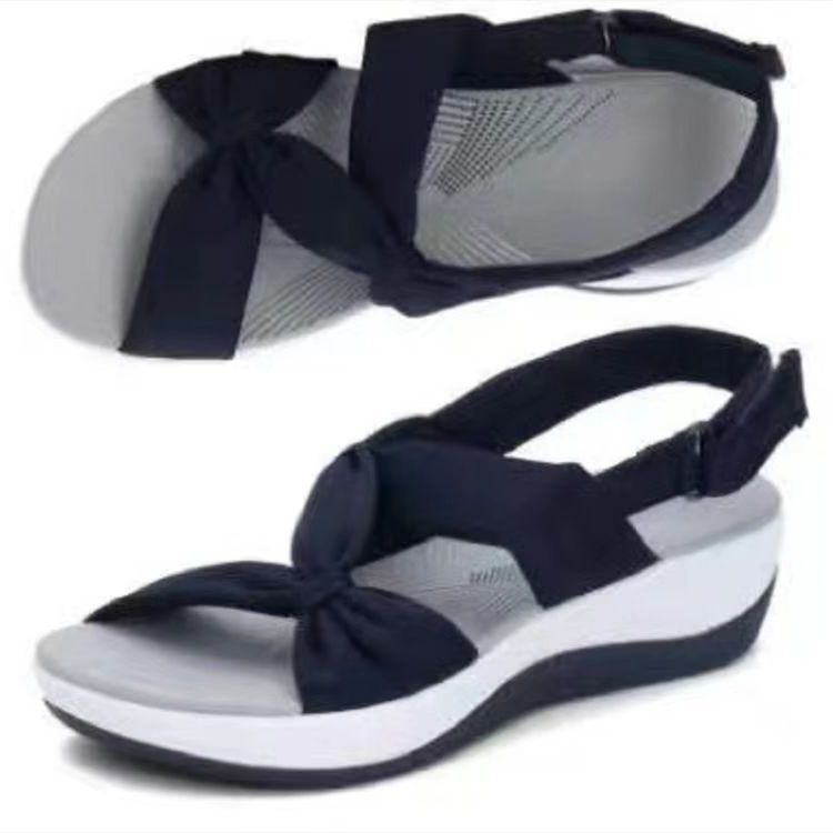 Dame Wedge-sandaler med justerbar rem og komfortabel dæmpning Stilla