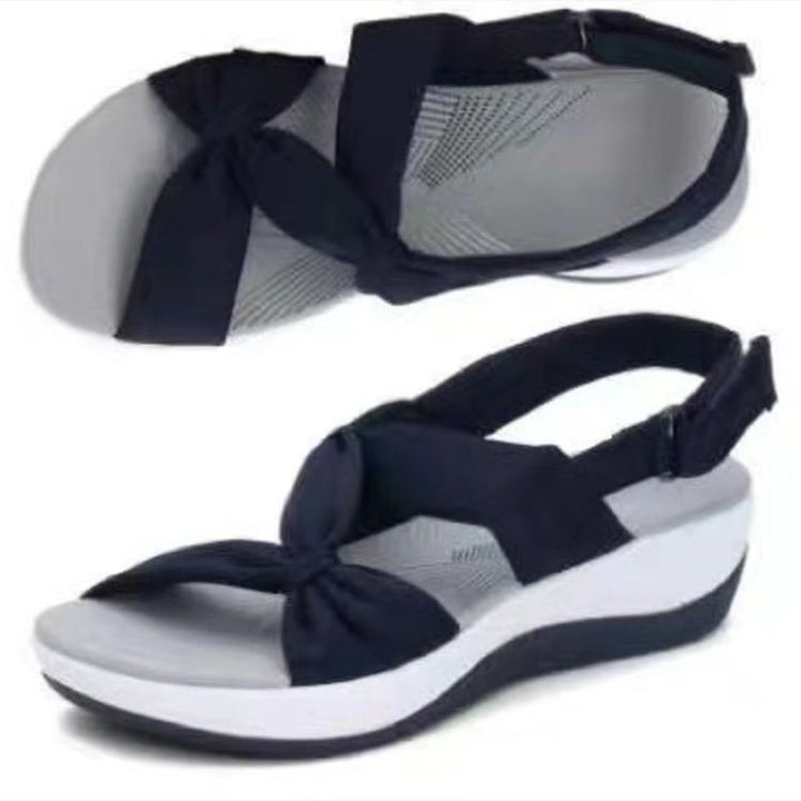 Dame Wedge-sandaler med justerbar rem og komfortabel dæmpning Stilla