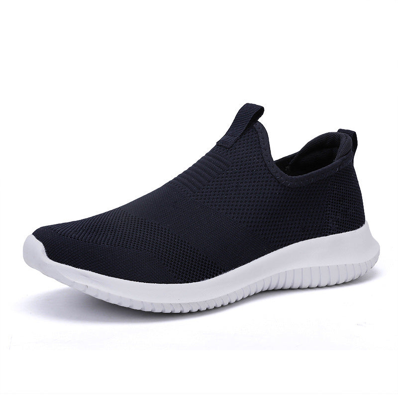 Dame nan minimalistisk slip-on fritidssko med forreste trækstrop, polstret ankelkrave og fleksibel Adaptivsål Skovae