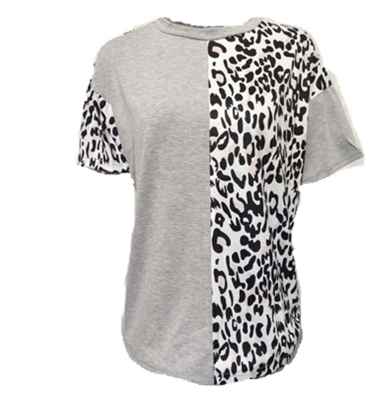 Damer Løs Dyrtryk T-shirt Stilla