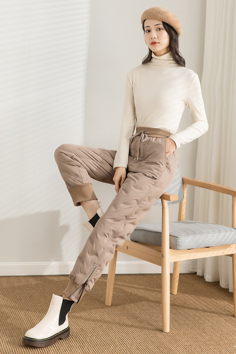 Dame sporty og trendy funktionel buks med sidelommer Stilla