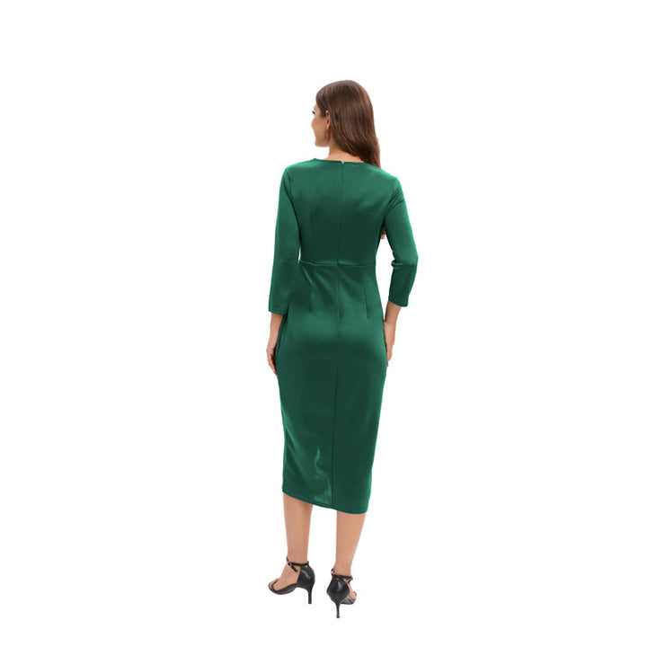 Dame Etuikjole med Drapering og Cut-Out Detaljer Stilla
