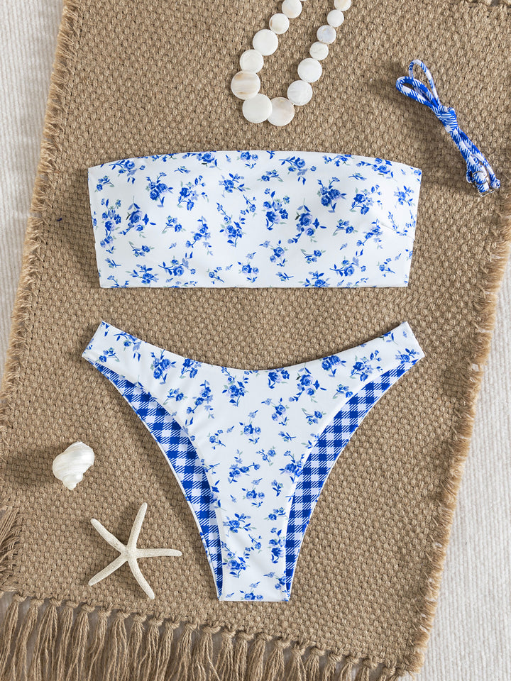 Dame bandeau-bikini Skovae