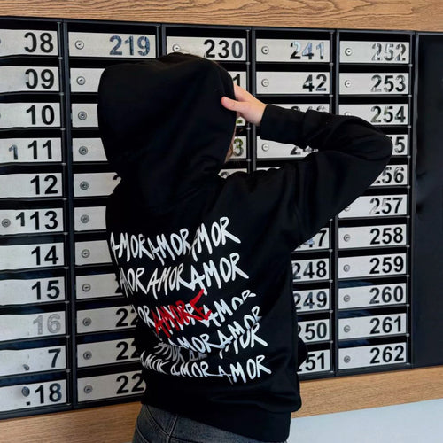 Kvinders Urban Hoodie med iøjnefaldende bogstaver Stilla