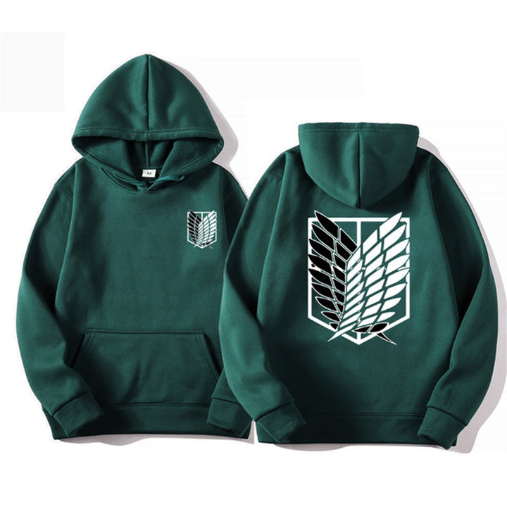 Kvinders hætte sweatshirt med klassisk anime design Skovae