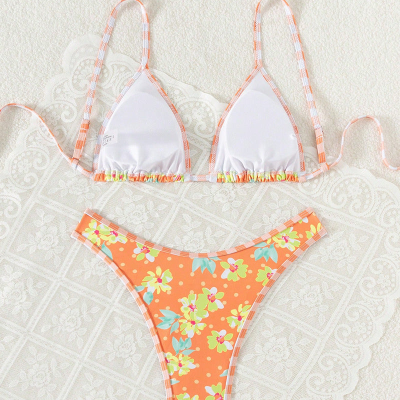 Dame blomsterprint bikini-sæt Stilla