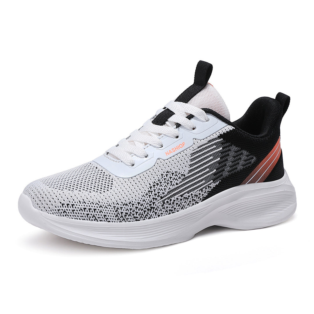 Dame nan federlette strik-gang-sneakers med anatomisk rullebund og ultra blød komfort indersål Skovae