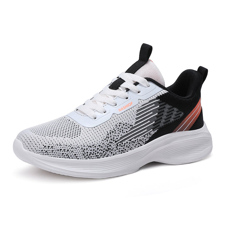 Dame nan federlette strik-gang-sneakers med anatomisk rullebund og ultra blød komfort indersål Skovae