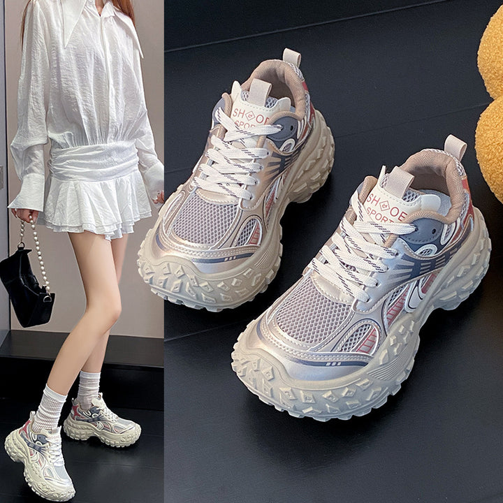 Dame Sporty Sneakers med innovativt støddæmpningssystem og robust sålprofil Stilla