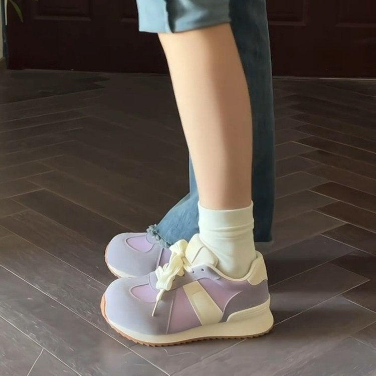 Dame mode Komfort-sneakers med åndbart overdelsmateriale og trendy design Stilla