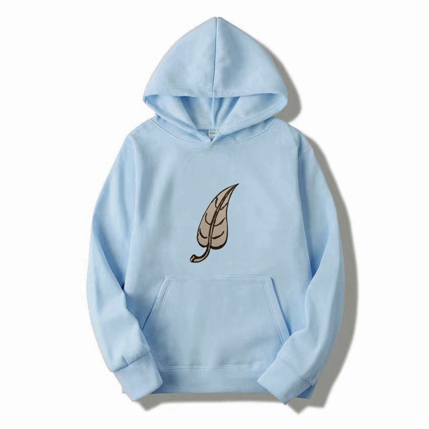 Dame hoodie med original bladmønster Skovae
