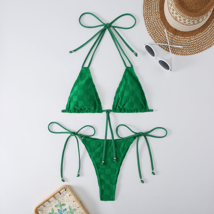 Kvinder Justerbart Trekant Bikini-Sæt Stilla 1750838793