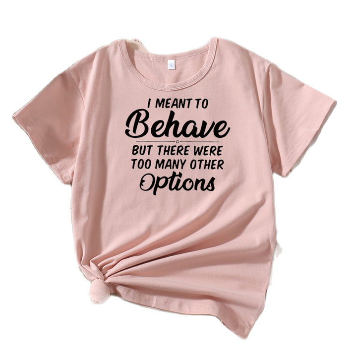 Dame Casual Humor T-shirt Stilla
