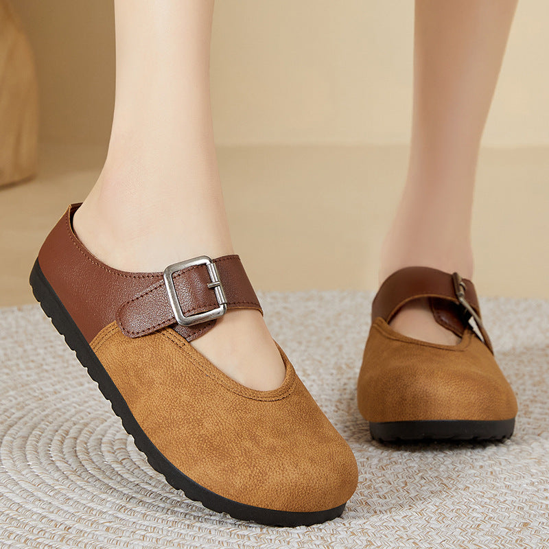 Femme Stilfulde Slip-On Spænde Træsko Stilla