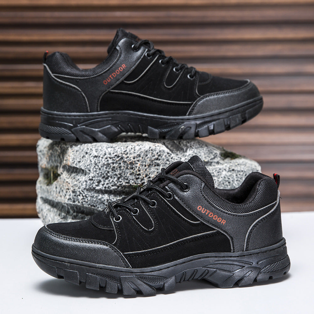 Herre multifunktionelle udendørs sneakers med skridsikker sål og optimal dæmpning Stilla