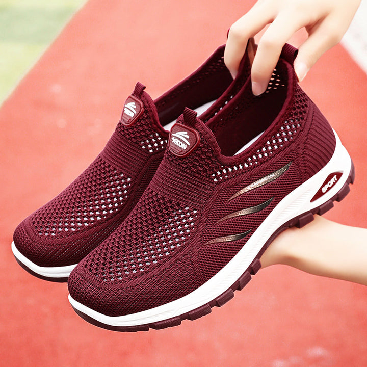 Dame Sporty Mesh Sneakers med skridsikker sål og åndbart overmateriale Stilla