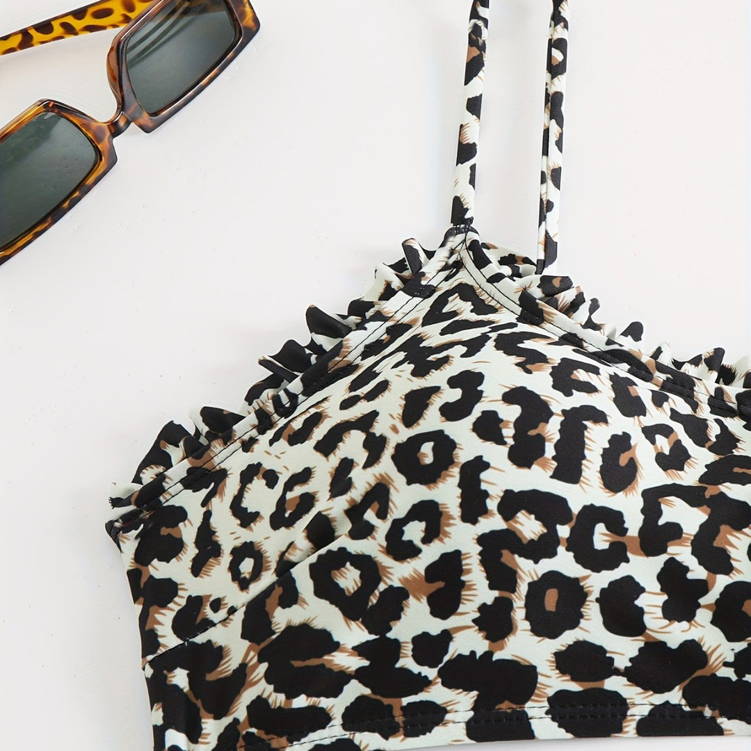 Damer Farverig Bikini Top og Bund Skovae