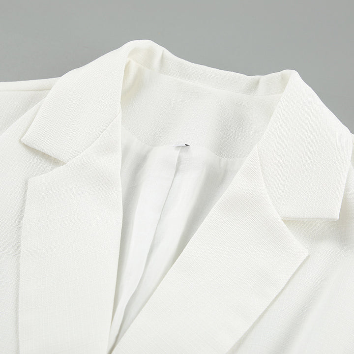 Dame sæt bestående af ærmeløs blazer og shorts Stilla