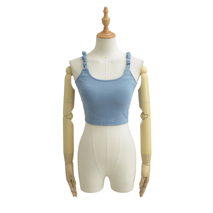 Dame Cropped Top med elastiske stropper Stilla