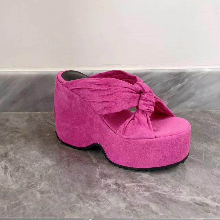 Femme Knudefront Platform Wedges Stilla