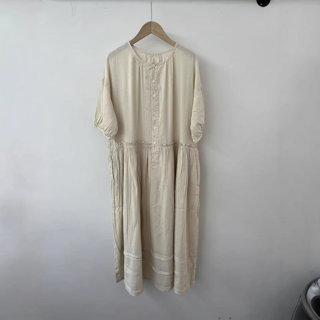 Femme Casual Knap-op Kjole Stilla