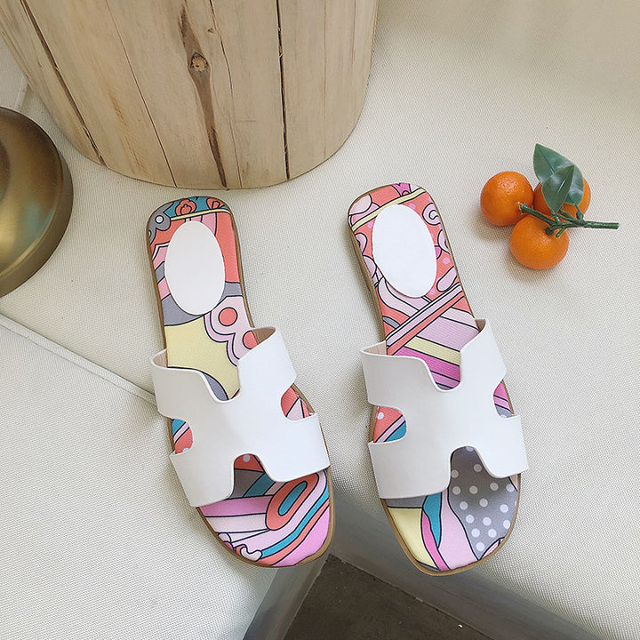 Dame Mode Flip-Flops med legende design Stilla
