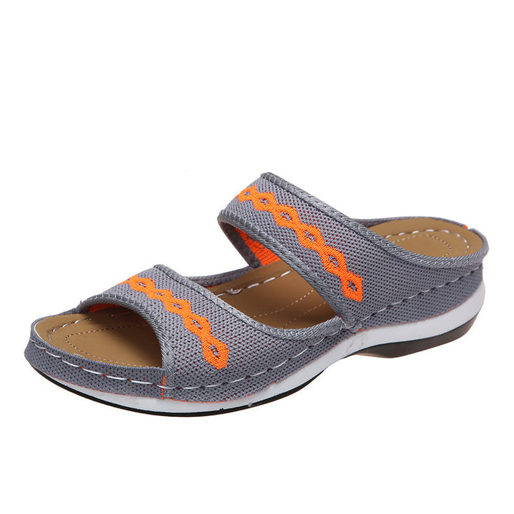 Dame komfort-sandaler med justerbare remme og ergonomisk fodseng Stilla