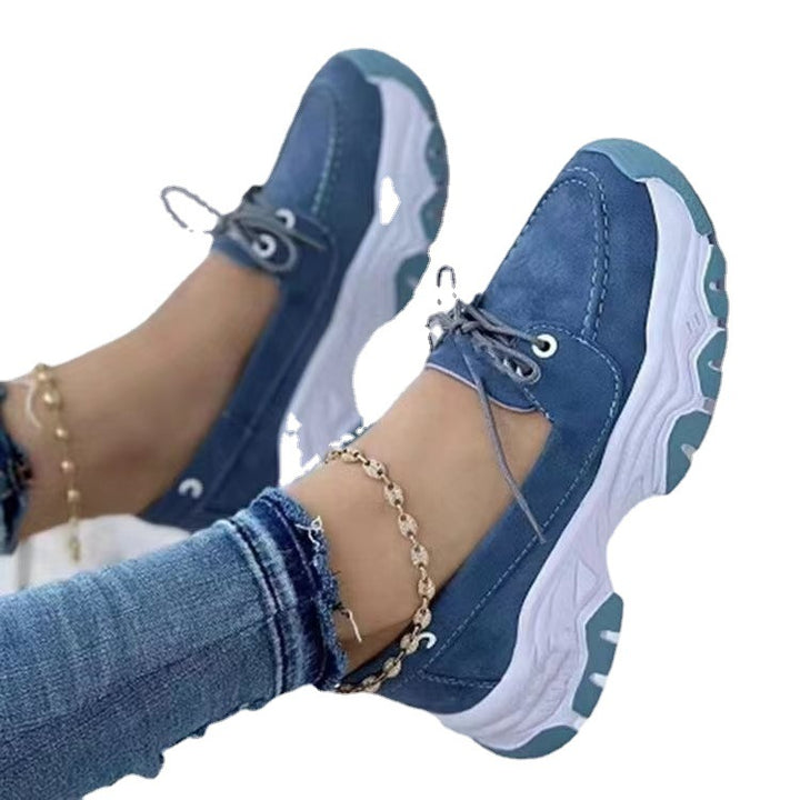 Dame Sporty Sneakers med dämpende sål og åndbart materiale Stilla