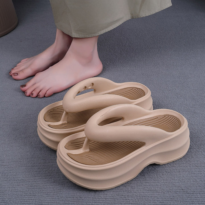 Dame ergonomiske komfort-sandaler med skridsikker sål og fleksibel fodseng Stilla