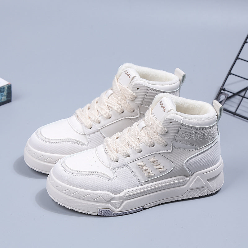 Dame High-Top Sneakers med behageligt indlæg og robust såleprofil Stilla