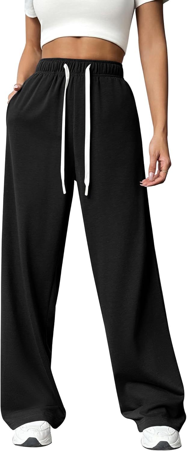 Dame bred fritidsshorts med elastisk talje og høj skæring Stilla