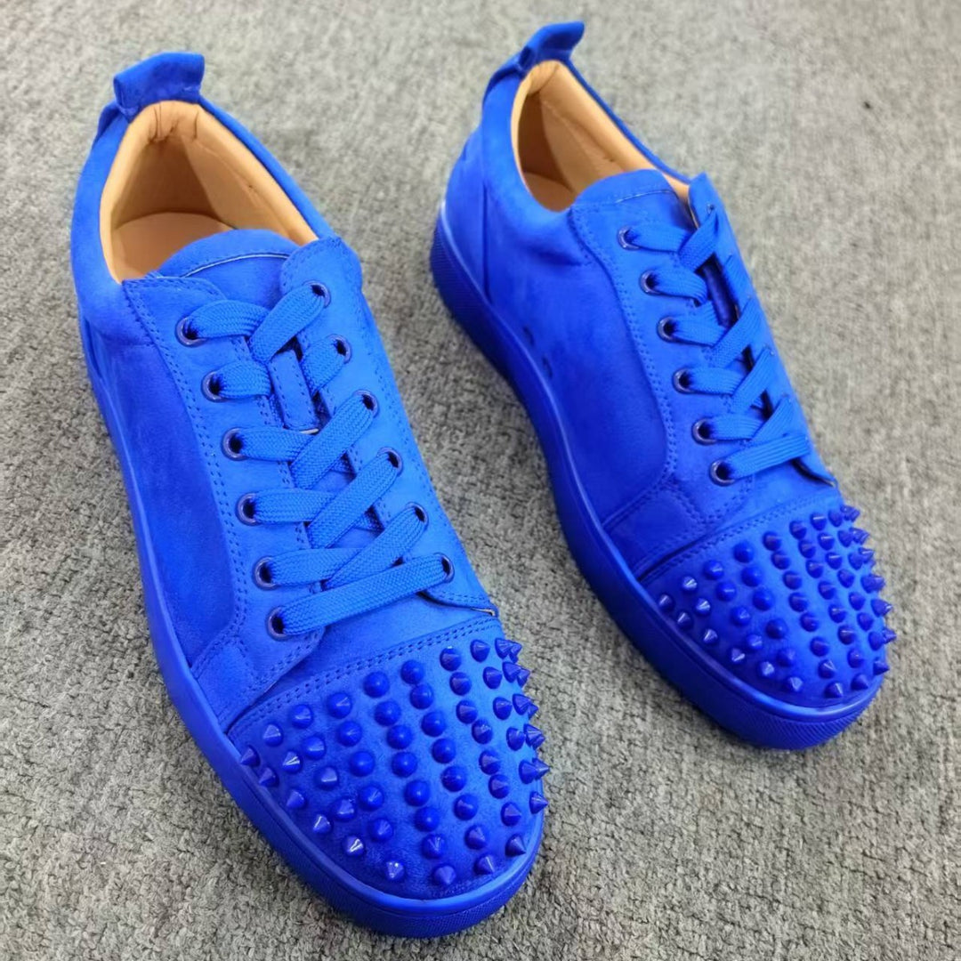 Herren Premium Wildleder Spike Detail Sneaker Stilla